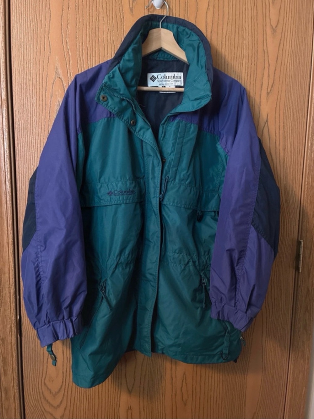 Columbia Women's Teal & Purple Waterproof Ski Jacket